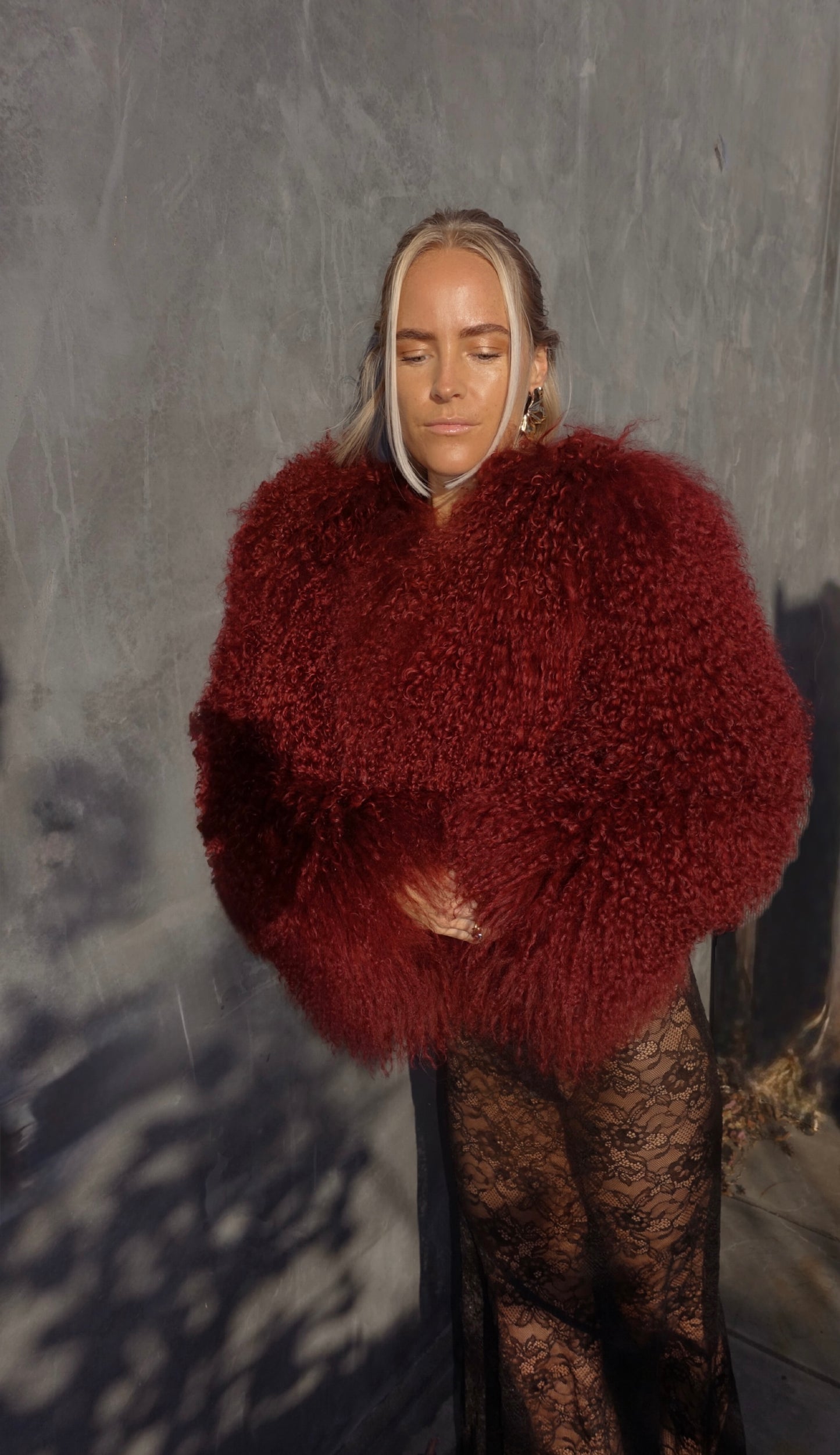 MONGOLIAN FUR COAT