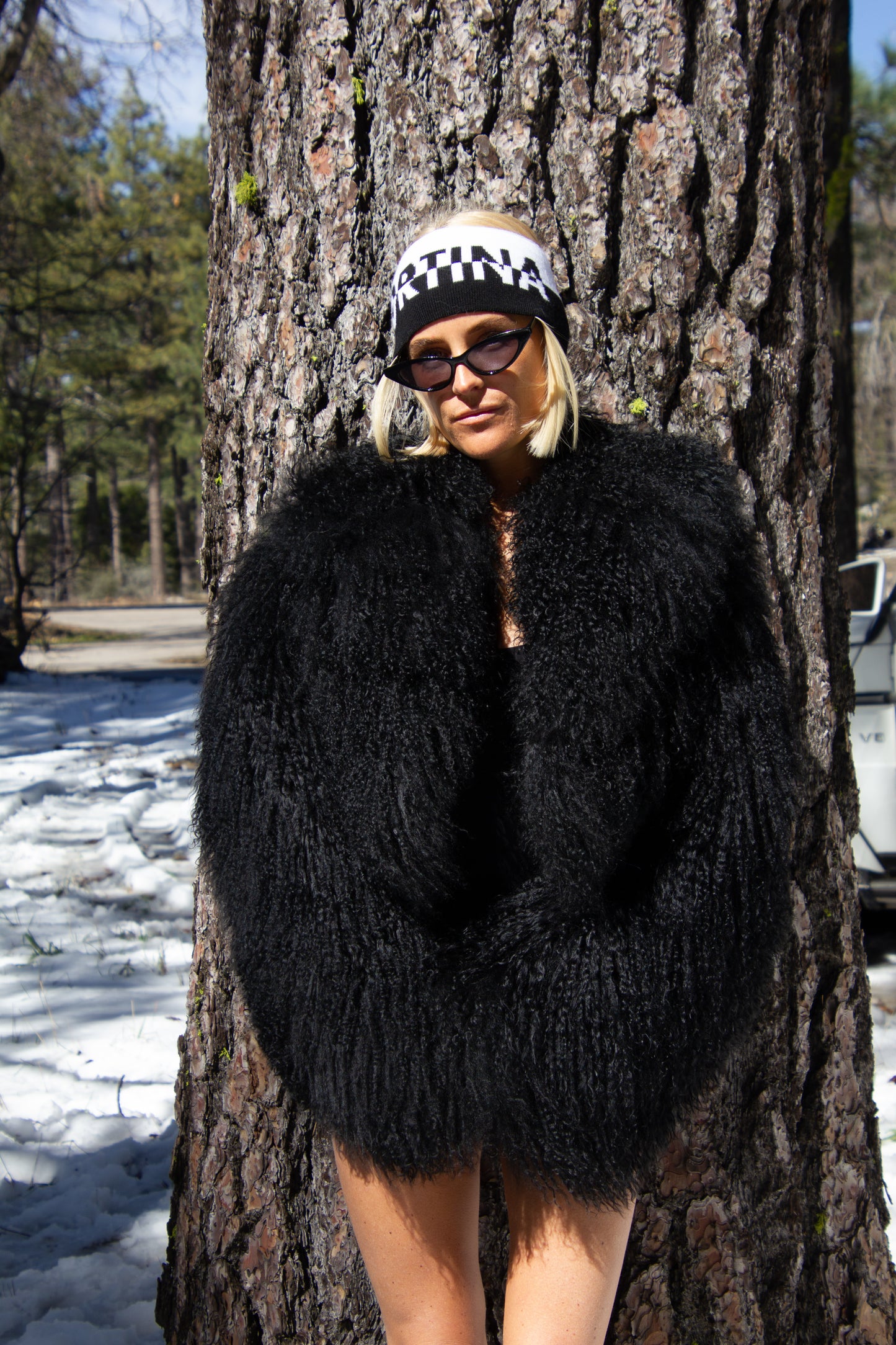 CLOUD COAT - MONGOLIAN FUR