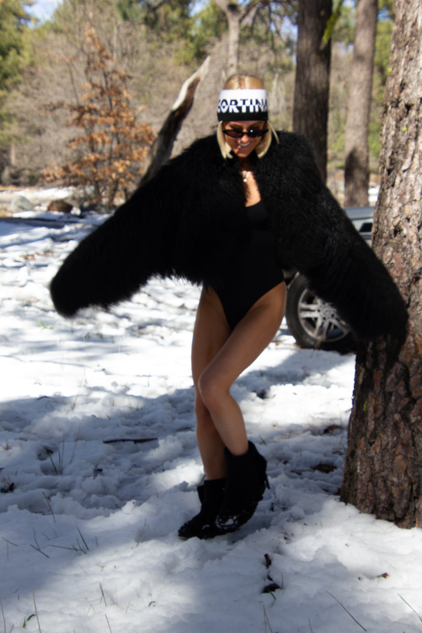 CLOUD COAT - MONGOLIAN FUR