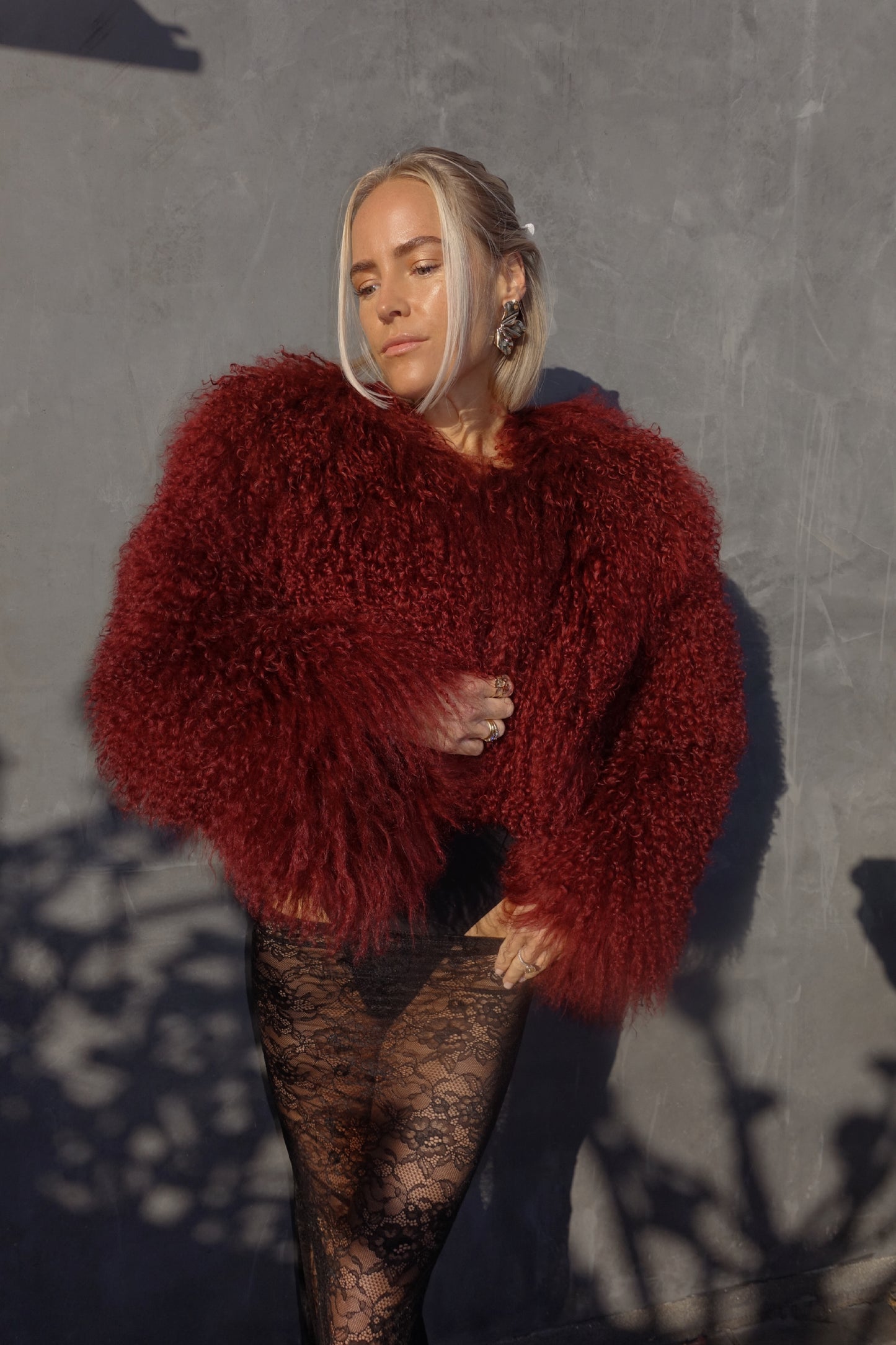 MONGOLIAN FUR COAT
