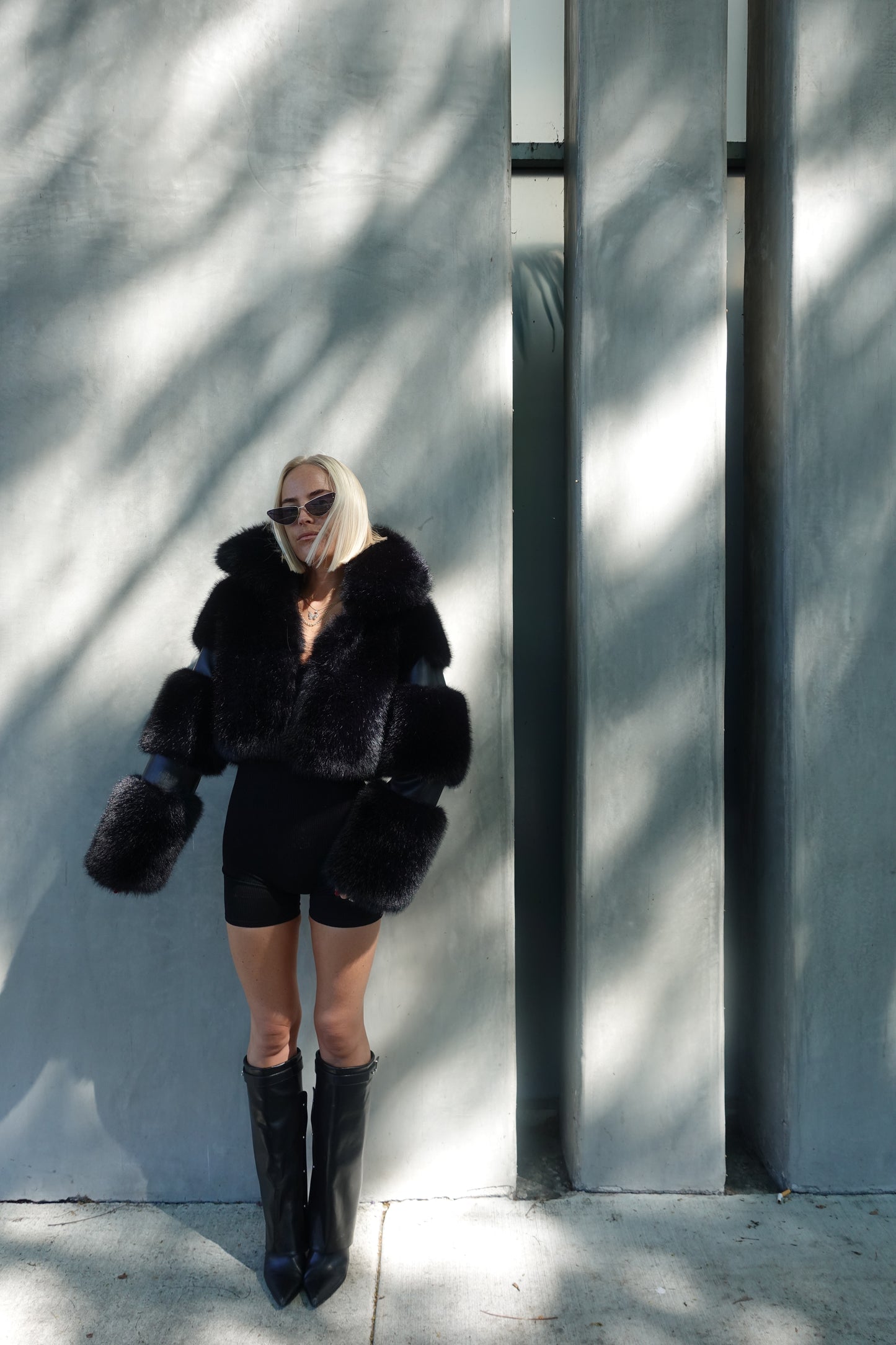 FAUX FUR JACKET